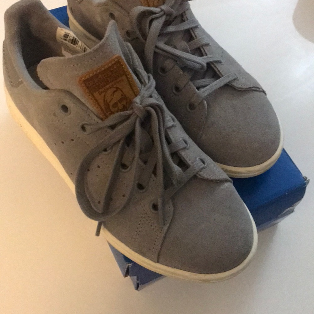 Suede Grey Stan Smith Adidas Sneakers